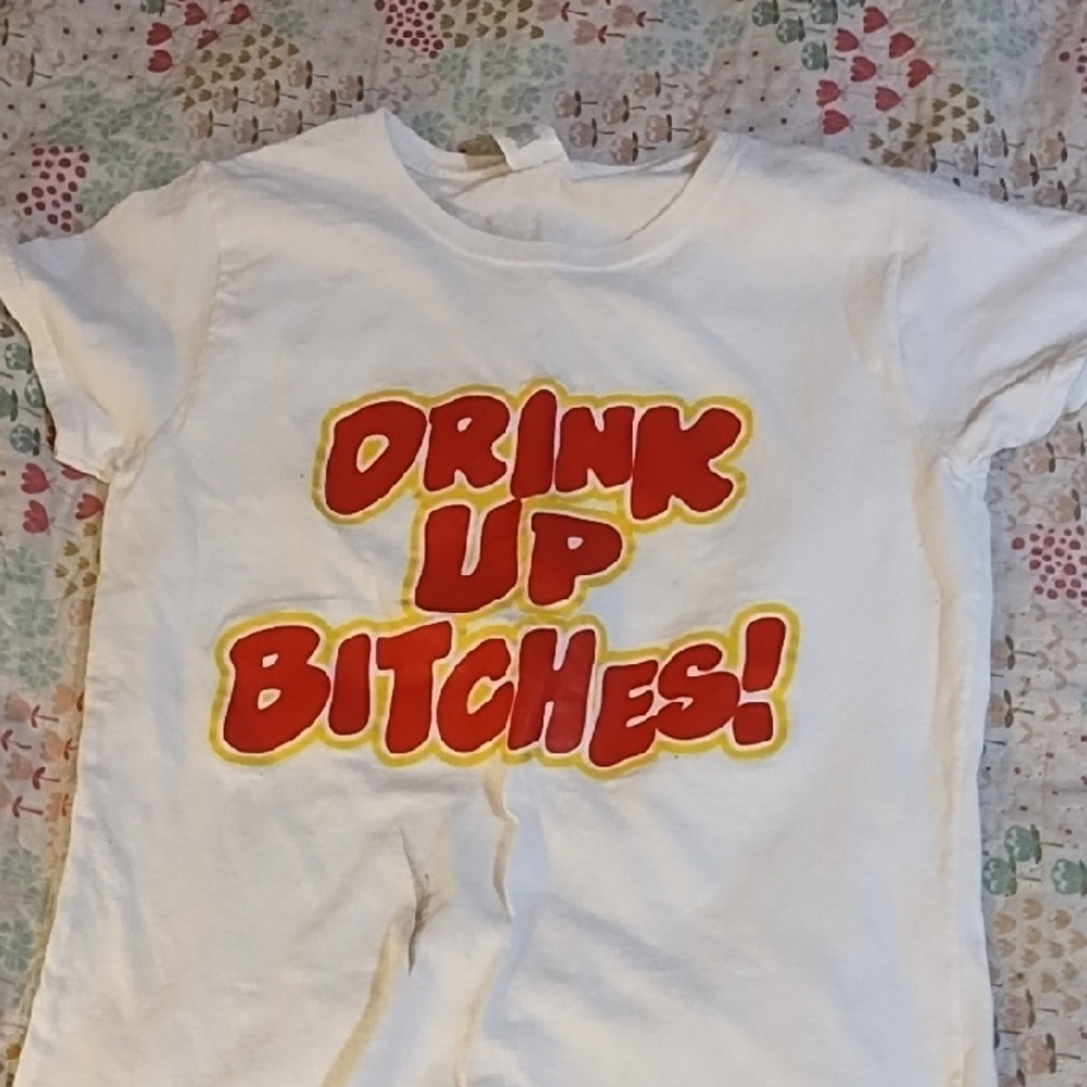 Funny White Graphic T-Shirt